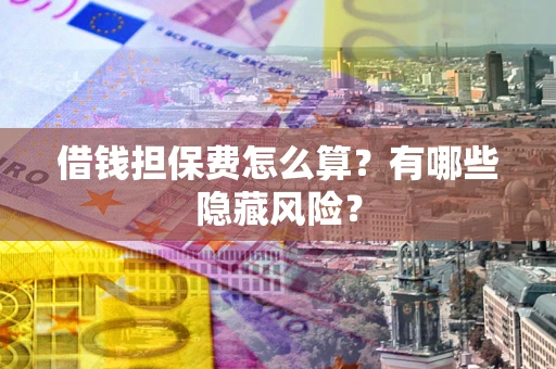 武汉借钱担保费怎么算？有哪些隐藏风险？