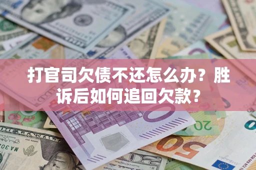 武汉打官司欠债不还怎么办？胜诉后如何追回欠款？