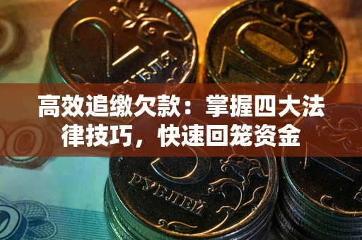 武汉高效追缴欠款：掌握四大法律技巧，快速回笼资金