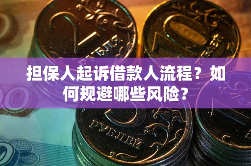 武汉担保人起诉借款人流程？如何规避哪些风险？